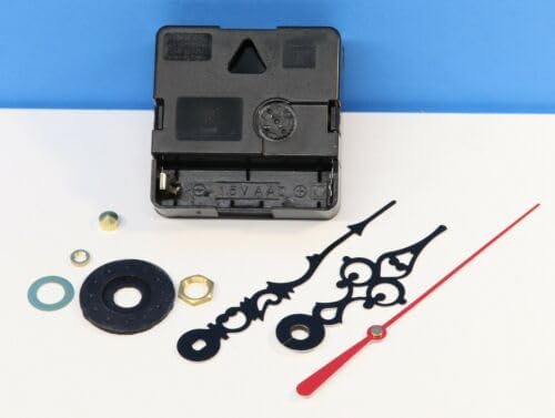 Generic Replacement for Backwards Clock Movement Reverse Quartz 1/4"" Thick Dial