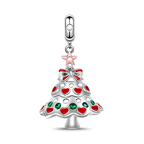 Image of GNOCE Christmas Charm Sterling Silver Pendant Bead