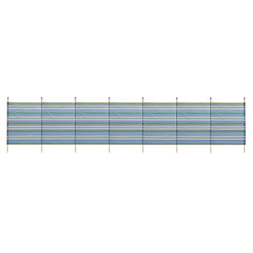Yello Unisex WBL 8 POLE EXTRA TALL WINDBREAK STRIPES Windbreak Green , Green, 150 cm UK