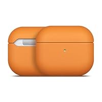 AirPods (第3世代) オレンジケース付き　pro3 Amazon | AirPods Pro 3 柔軟性のある本革 ケース エアーポッズ プロ