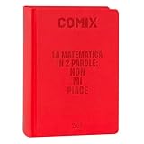 COMIX - Agenda 2027 Giornaliera 16 Mesi, Diario per Scuole Medie e Superiori, con Copertina Rigida, 576 Pagine con Grafiche e Fumetti, Ideale per Ragazzi e Ragazze, 13x17,8 cm