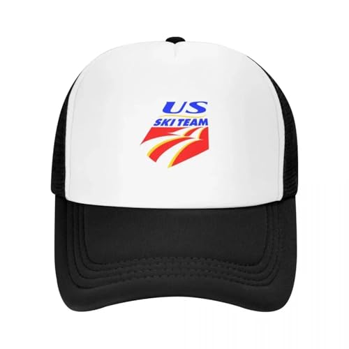 Casquette de baseball hip hop de l'équipe américaine de ski pour hommes et femmes