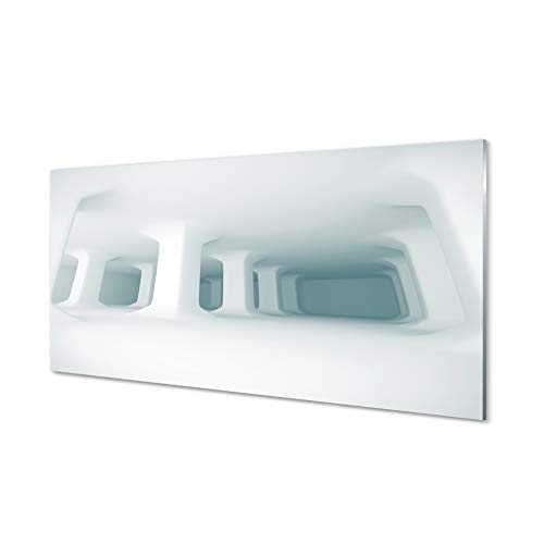Impression sur verre Tulup 100x50cm pour agrandir un mur blanc 3D