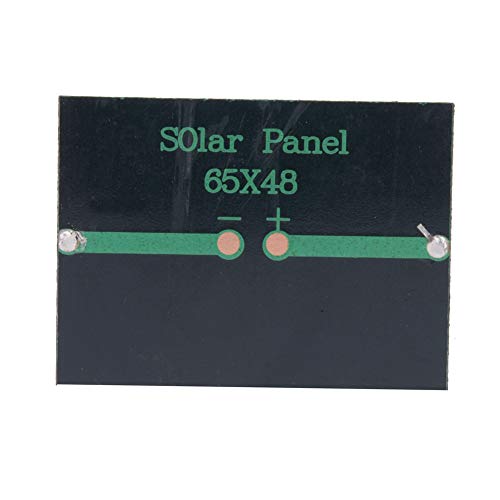 Painel de carregamento de energia solar portátil DIY Placa de epóxi solar de polissilício 3V 100MA 6