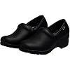 Cherokee Harmony Classic Women's Shoes Leather Footwear Nursing Clogs with Molded Memory Foam Insole TPR Molded Sole