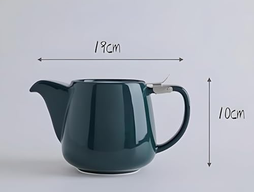 Vellichor Beach 10078983 Premium Grey Porcelain Teapot With Removable Stainless Steel Infuser - Large 550Ml Capacity - Easy Brewing And Stylish Serving - Dishwasher Safe thumb #7