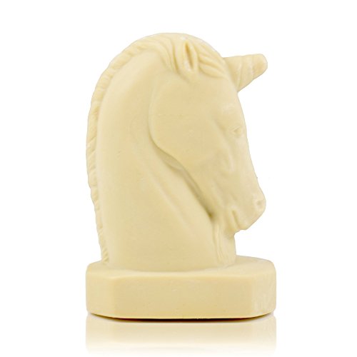 Unicorn Shaped Decorative Bathroom Guest Bar of Soap with Musk Perfume Scent - A Great Bathroom Decor that Symbolizes Purity, Magic and Healing (Ivory Color)