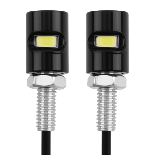 Motorcycle Number Plate Lights 12V,White light Motorbike Lamp 80cm,Sealed to Prevent Dust, Collision and Splash, Safe, Reliable and Easy to Install,for Motorcycle, Bike, Truck, and All-Terrain Vehicle