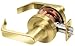 C.R. LAURENCE D15PASSPB CRL Polished Brass Passage Standard Grade 2 Lever Lockset