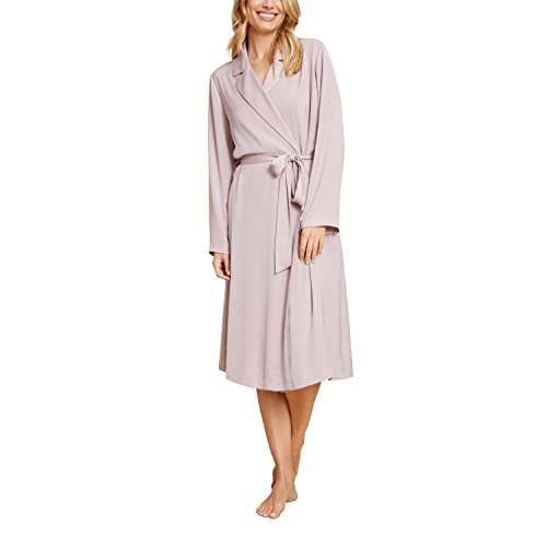 Image of Barefoot Dreams CozyChic Ultra Lite Tipped Ribbed Short Robe