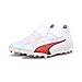 Produktbild PUMA Herren Ultra Pro Mg Fussballschuh, White Schwarze Feuer-Orchidee, 47 EU