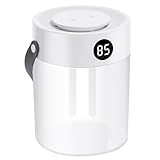 Cobeau 加湿器 大容量 卓上 超音波式 LED湿度表示 ミスト量2段階 上から給水 タイマー 7色LEDライト 次亜塩素酸水 アロマ対応 静音 空焚き防止 花粉症 乾燥対策 省エネ 部屋 リビング 寝室 デスク オフィス