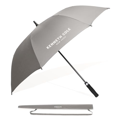 KENNETH COLE New York UV Protection Unisex Auto Open and Close Um...
