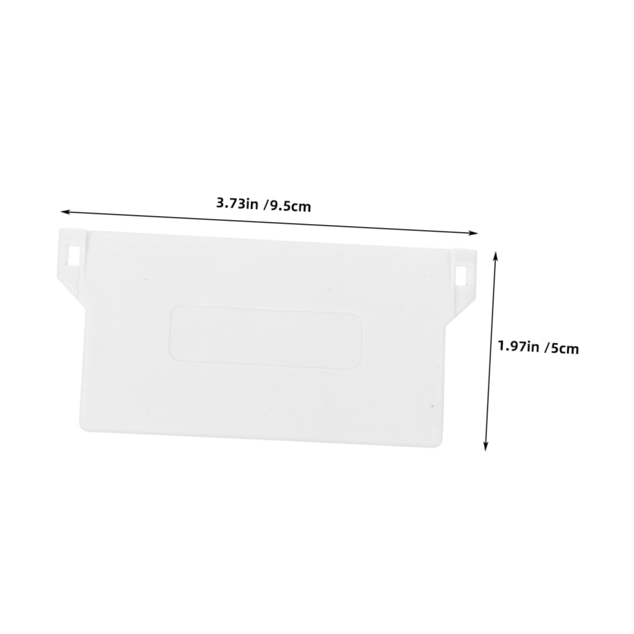 Mikikit 20pcs Vertical Blind Bottom Replacement Fittings for Slats Easy to Install Accessories for Enhanced Light Control and Privacy