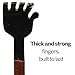 Buffalo Horn Back Scratcher, Back Scratchers Wood for Men Women Adults Elderly, Wooden Long Handle Feels Like Fingernails, Large Hand (17 inch)