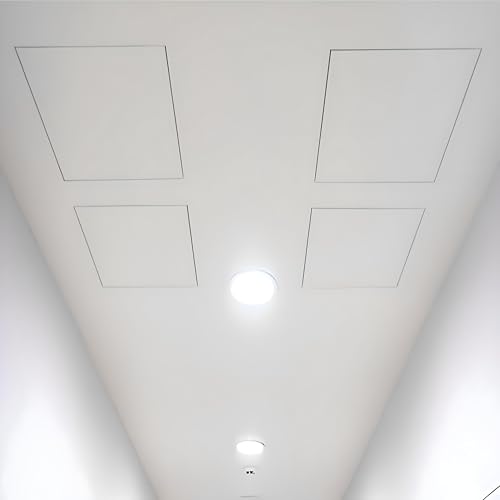 Linhdor RGB AL 4012 Touch Latch Drywall Access Door for Walls & Ceilings – Seamless Drywall Integration, STC 62 Sound Rated, Removable Door, Aluminum Frame, No Visible Latches (5/8" Drywall, 22x30)