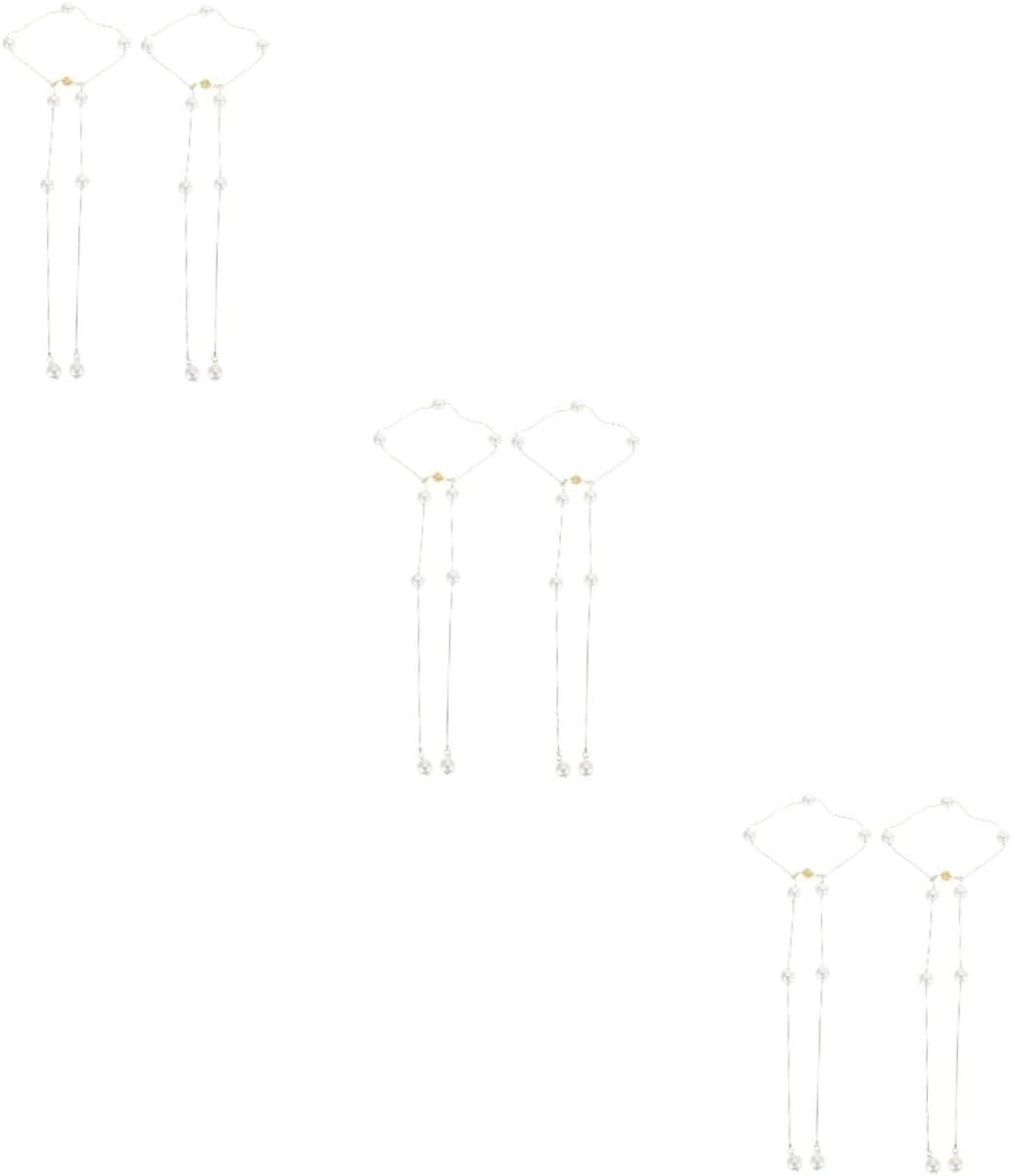 Amosfun 6pcs Adjustable Curtain Ropes Tieback Hooks Wall Mount Curtain Attachments