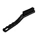 New Lon0167 220 x 20 x 65mm Black Waving Plastic Handle Industrial Anti Static Brush(220 x 20 x 65mm schwarzer wellenartig bewegender Kunststoffgriff Industrielle Static Brush
