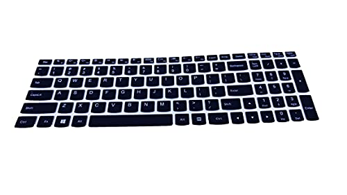Image of Saco Keyboard Protector Silicone Skin Cover Compatible with Lenovo G50-80 80E502UKIN 15.6-inch Laptop - Black