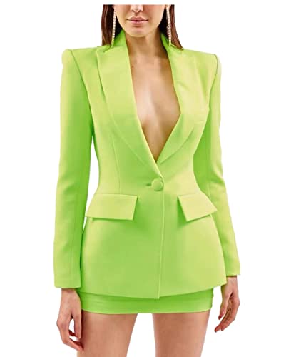 Women's 2 Piece Suit Business Skirt Suit Set Office Lady Slim Fit2