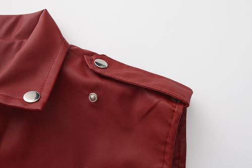 Image of Fashion Mens Faux Leather PU Biker Punk Vest Zippers Slim Fit Male Sleeveless Waistcoat For Men