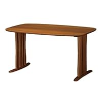 Amazon｜カリモク家具 DF6222 DF6222I000 食堂テーブル 2本脚 幅