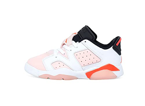Little Kid's Jordan 6 Retro Low White/Atmosphere-Infrared 23 (DV3528 102) - 11.5