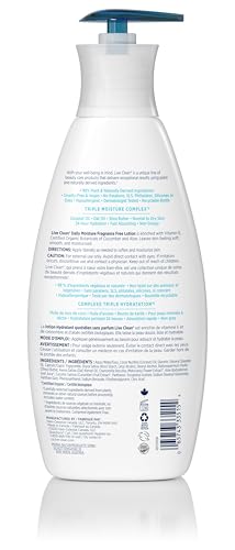 Live Clean Daily Moisturizing Body Lotion, Fragrance Free, 18 Fl Oz