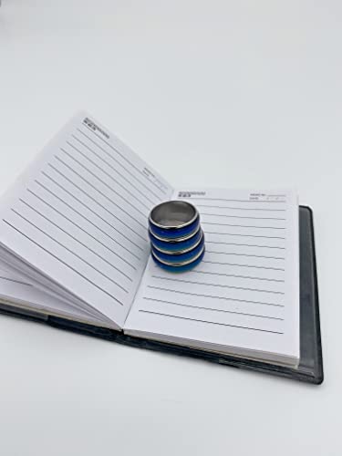 4 Pcs Mood Rings for Men and Women,6mm Color Changing Mood Ring Unisex Emotion Temperature Copper Color Change Ring for Girls Women3