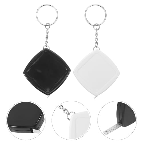 Cinta métrica mini portátil 2 m con llavero 2 piezas miniatura 7