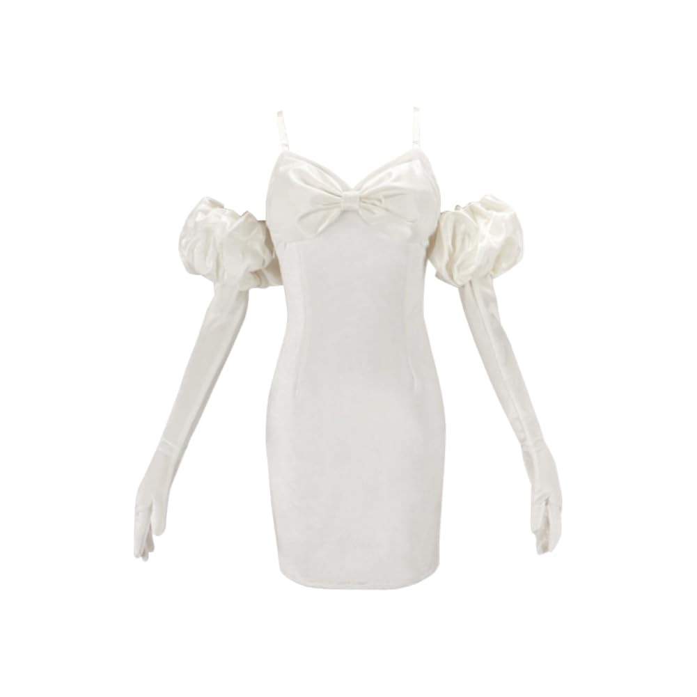 Zhongkaihua Sua Cosplay Costume Anime Role Play White Dress Sua Uniform Suit Full Set Outfit Halloween Carnival Party