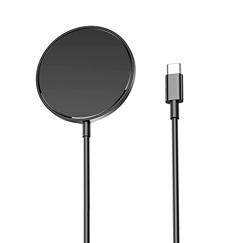 Apple MagSafe Wireless Charger iPhone,15W MFI-zertifiziertes Ladegerät Magnetisches schnelles kabelloses Ladegerät,for iPhone 14/14 Pro/14 Plus/14 Pro Max/13/13 Pro/13 Pro Max/12/12 Pro,AirPods Pro Cover