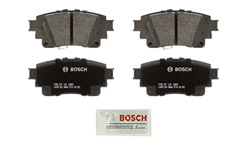 BOSCH BC2183 QuietCast Premium Ceramic Disc Brake Pad Set - Compatible with Select Toyota Corolla; REAR