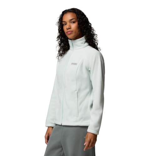 Image of Columbia Women's Plus Benton Springs Full Zip Fleece Jacket, Tea Light, 1X