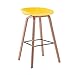Produktbild Barhocker Barhocker Café Bar Tisch und Stühle und Holzbeine Nordic Einfache Massivholz Frühstücksstuhl Küche Hoher Hocker (Größe: 49 × 45 × 64cm) (Size : 52×45×74cm)