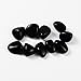 Tumbled Polished Natural Black Obsidian Stones, Crystals and Healing Stones Quartz Bulk for Wicca, Reiki, Healing Energy, Chakra Stones, Witchcraft Supplies(10Pcs)