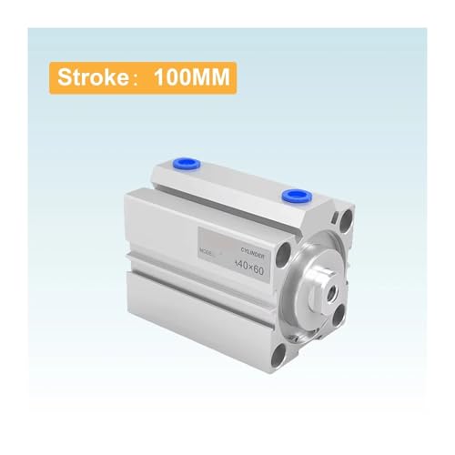 Vérin pneumatique compact double effet alésage 32mm course 20mm - 5