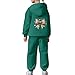 Girls Sweatsuit 2 Piece Outfits - Hoodie Sweatshirts And Sweatpants with Pockets Fall Winter Fashion Jogger Sets Pink Purple