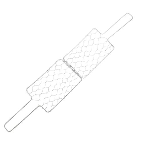 GALPADA Bbq Tongs Grilling Basket Rack Kitchen Barbecue Net Versatile Bbq Accessories for Outdoor Cooking
