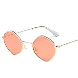 Materiales de alta calidad: las gafas de sol están hechas de materiales de alta calidad, fuertes y ligeros, de textura fina, no fáciles de deformar y buen brillo. La película protectora UV400 puede bloquear los rayos dañinos, filtrar la luz azul dañina, restaurar los colores verdaderos, eliminar la luz reflejada y la luz dispersa, y hacer que el paisaje sea más claro y suave, lo que reduce la fatiga ocular y protege los ojos.