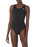 TYR Sport Women's Solid Durafast Maxback Swim Suit,Black,40