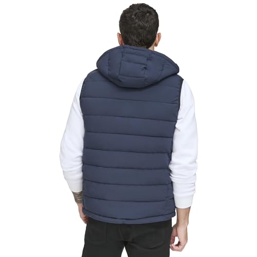 Image of Calvin Klein Men's Lightweight Packable Hooded Puffer Vest