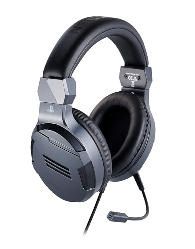 Casque Gaming Filaire stéréo finition Titane durable pour PS5 et PS4