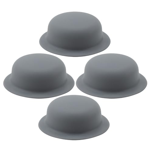 SHINEOFI 4 Pièces Protège-boutons de Casseroles en Silicone Antidérapant et Résistant la Chaleur pour Poignées de Couvercle Universelles, Accessoire Pratique Cuisine