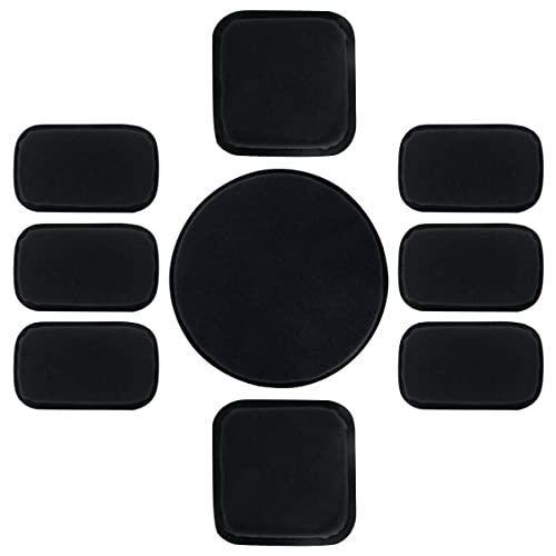 Yzpacc Helmet Padding Kit Airsoft Helmet Replacement Universal Foam Pads Set Tactical Bicycle Accessories Motorcycle Padding Kits Mats (Black) #TOP6