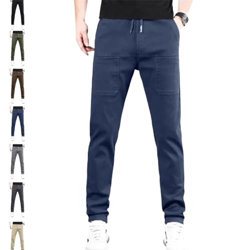 MultiPants-High Stretch Multi-Pocket Durable Work Cargo Pants, RelaxedLightweight Outdoor Elasticity Hiking Sweatpants2