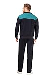 bügelfrei hajo - Herren Freizeitanzug - Trainingsanzug - Hausanzug (Homewear), blau, 50