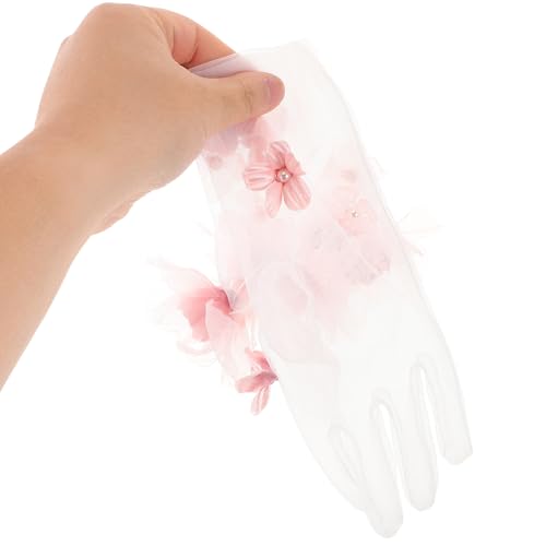 Guantes de tul para boda mujer largos y complementos novia 4
