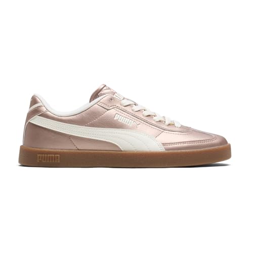 PUMA Womens Club Ii Era Metallic Lace Up Sneakers Shoes Casual - Pink