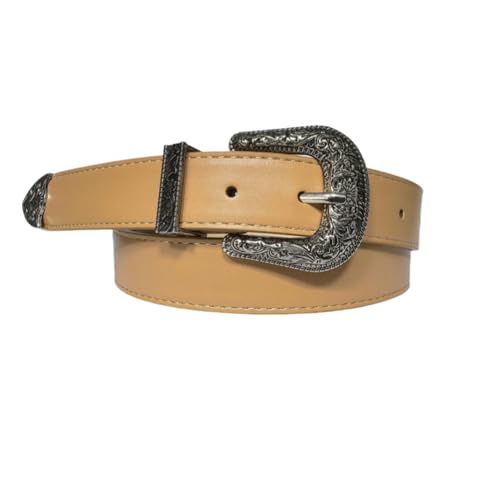 Ceinture sculptée rétro en cuir pour sublimer vos tenues casual au quotidien